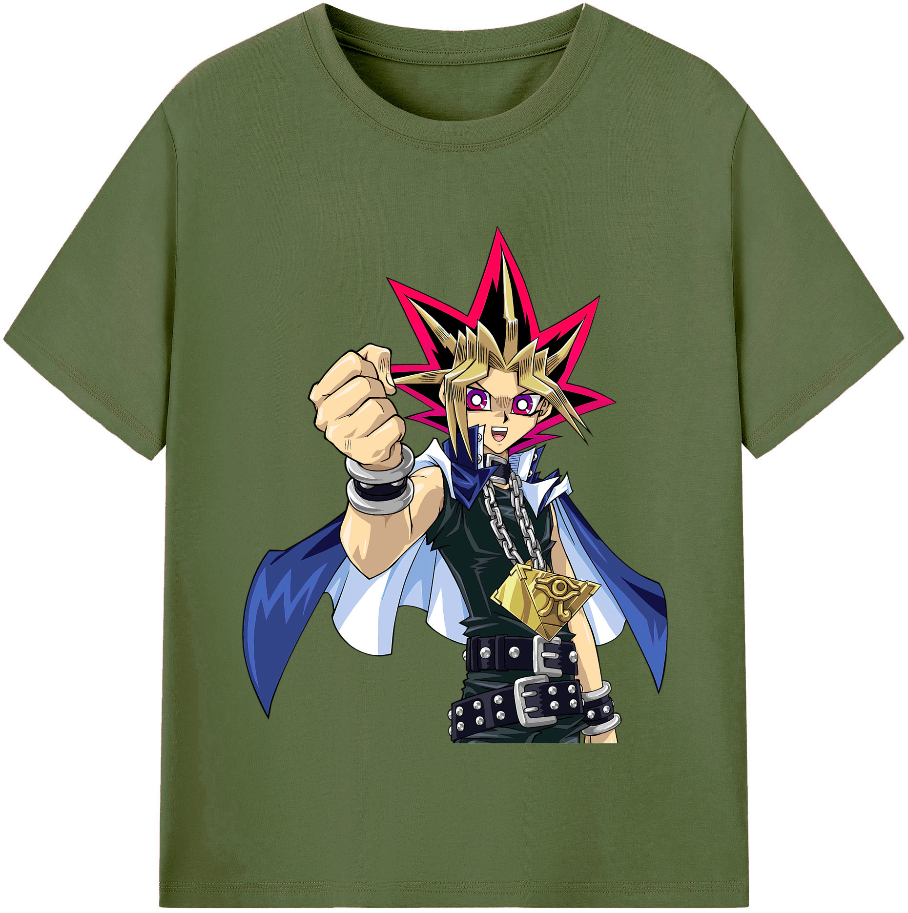 （画像用） 遊☆戯☆王 Yu-Gi-Oh! 綿100％半袖Tシャツ（フロントプリント）